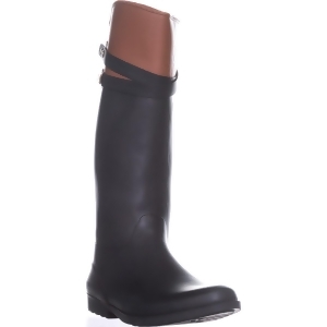 Womens Tommy Hilfiger Coree Tall Two-Tone Rain Boots Black Multi - 11 US
