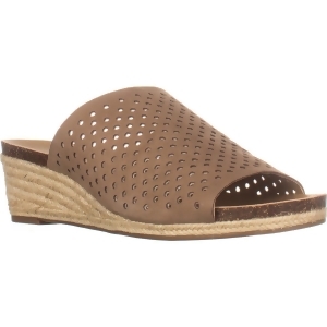 Womens Lucky Brand Jemya Open Toe Slip On Sandals Sesame - 5 US