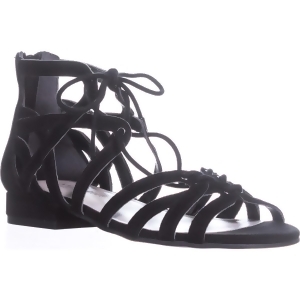 Womens Kenneth Cole New York Valerie Lace Up Gladiator Sandals Black - 7.5 US / 38 EU