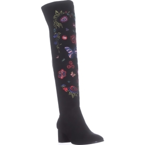 Womens Impo Judy Embroidery Over The Knee Boots Black - 8 US
