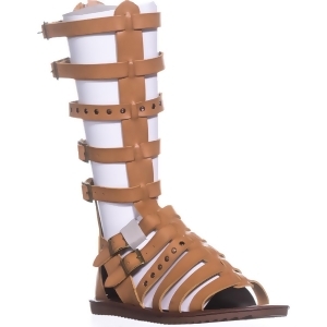 Womens Seven Dials Sarita Knee-High Gladiator Sandals Tan - 5.5 US