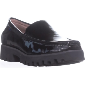 Womens Donald J Pliner Rio3 Platform Loafers Black Patent - 7 US
