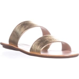 Womens Loeffler Randall Clem Slide Sandals Gold - 5 US