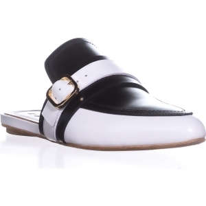 Womens Marni Sabot Pointed-Toe Slide Loafers Stone White/Black - 6 US / 36 EU