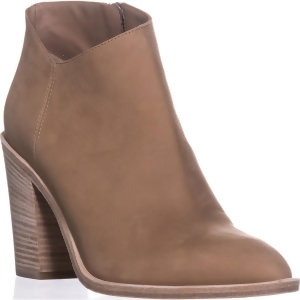 Womens Vince Easton Side Zip Ankle Booties Sand Leather - 8 US / 38 EU