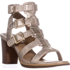 Womens White Mountain Gemmy Block-Heel Dress Sandals Platinum - 5.5 US