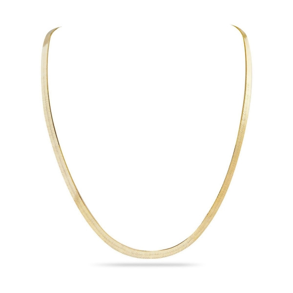 SOPHIA - Thick Herringbone Chain - Gold
