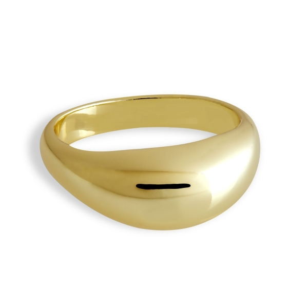 DAWSON – Dome Ring - Size 6 – Gold