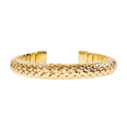 VALERIA – Woven Cuff Bracelet - Size 6.5
