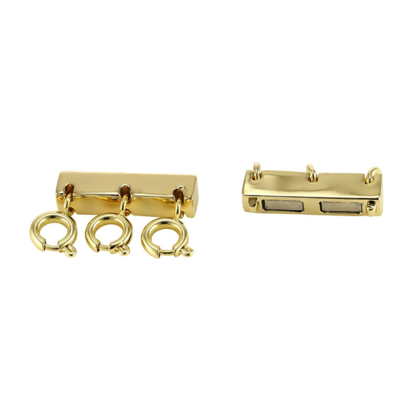 MAGNETIC LAYERING CLASP - Gold
