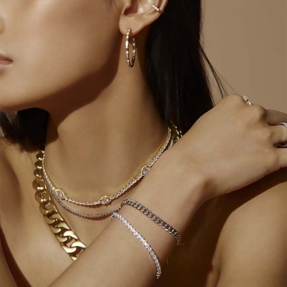 EVIE - Curb Chain Bracelet - Size 6.5