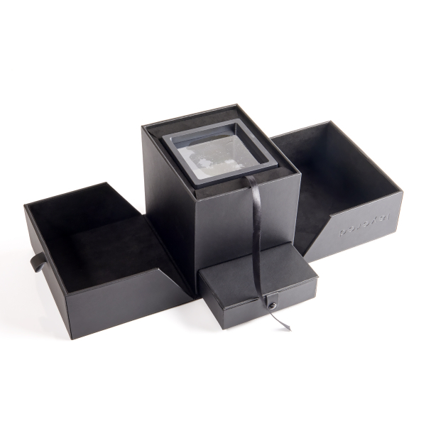 Layered - Storage and Display Box - Black
