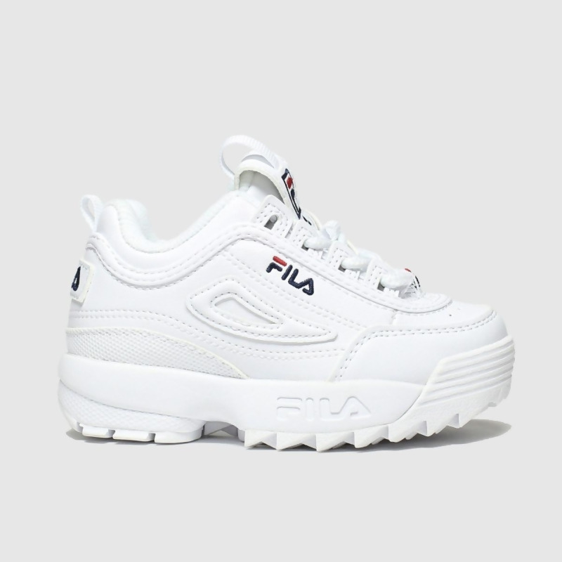 fila white disruptor ii trainers