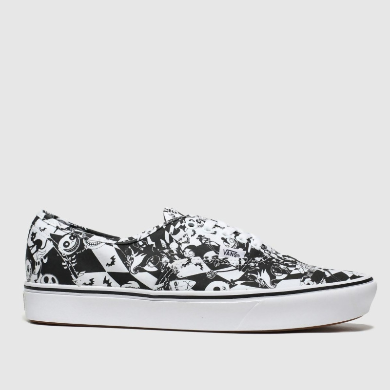 black and white vans schuh