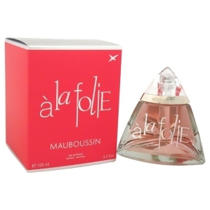 A La Folie by Mauboussin for Women 3.3 oz Edp Spray - All