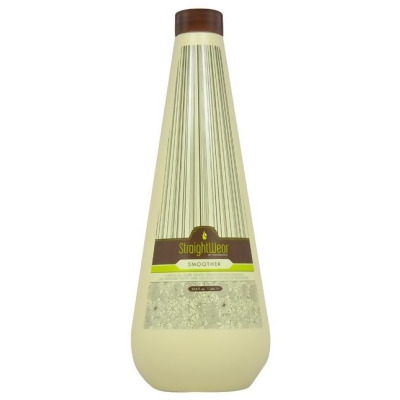 Natural Oil Straightwear Smoother Straightening Solution by Macadamia Oil for Unisex - 33.8 oz Smoother 