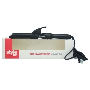 Style 101 The Sweetheart Waving Iron Black by Sultra for Unisex 5/8 Inch Curling Iron - All