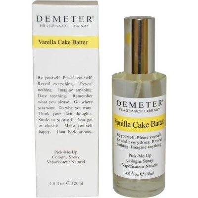 Vanilla Cake Batter by Demeter for Women - 4 oz Cologne Spray 