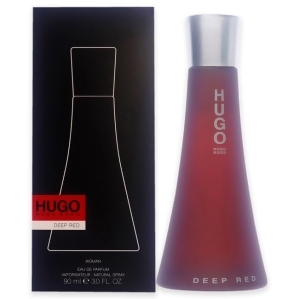 Hugo Deep Red by Hugo Boss for Women 3 oz Edp Spray - All