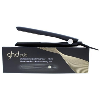 GHD Gold Professional Styler Flat Iron - Black by GHD for Unisex - 1 Inch Flat Iron 