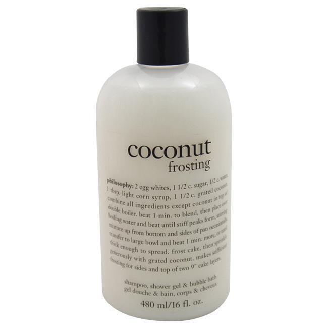 Coconut Frosting Shampoo, Shower Gel and Bubble Bath by Philosophy for Unisex - 16 oz Cleanser