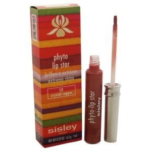 Phyto Lip Star Extreme Shine # 10 Crystal Copper by Sisley for Women 0.22 oz Lip Gloss - All