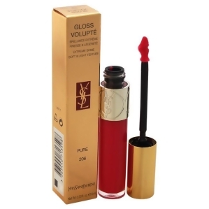 Gloss Volupte # 206 Fuchsia Oran by Yves Saint Laurent for Women 0.2 oz Lip Gloss - All