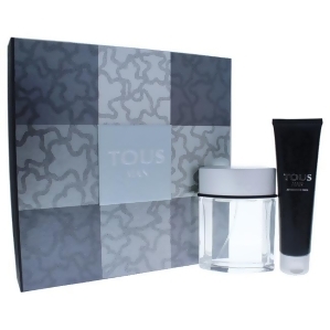 Tous Man by Tous for Men 3 Pc Gift Set 3.4oz Edt Spray 3.4oz Shower Gel 3.4oz After Shave Balm - All