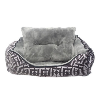 Trellis Cuddler Pet Bed by Pet Maison for Unisex - 24 x 36 x 12 Inch Pet Bed 