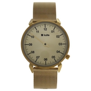 Kut8a Gold/Gold Stainless Steel Mesh Bracelet Watch by Kulte for Unisex 1 Pc Watch - All