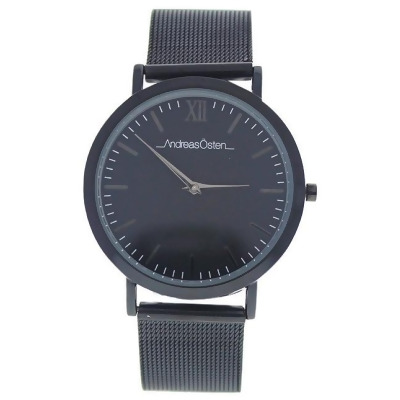 AO-134 Distrig - Black Stainless Steel Mesh Bracelet Watch by Andreas Osten for Women - 1 Pc Watch 