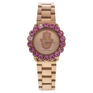 Mshscrg Scarlett Hand Rose Gold Stainless Steel Bracelet Watch by Manoush for Women 1 Pc Watch - All