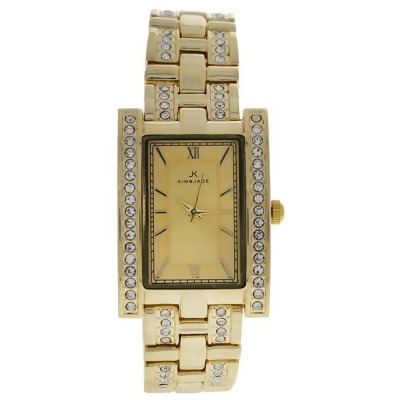 2060L-GG Gold Stainless Steel Bracelet Watch by Kim & Jade for Women - 1 Pc Watch 