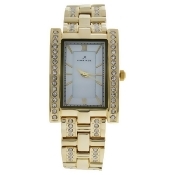 2060L-GW Gold Stainless Steel Bracelet Watch by Kim & Jade for Women - 1 Pc Watch