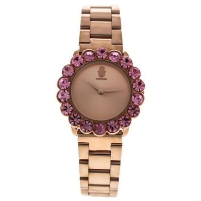 MSHSCRG-2 Scarlett - Rose Gold Stainless Steel Bracelet Watch by Manoush for Women - 1 Pc Watch 