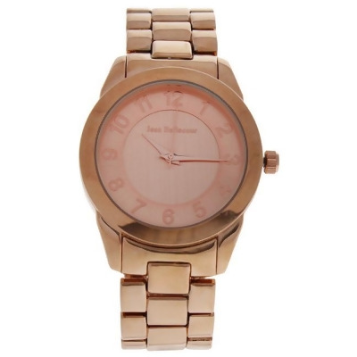 A0372-2 Rose Gold Stainless Steel Bracelet Watch by Jean Bellecour for Women - 1 Pc Watch 