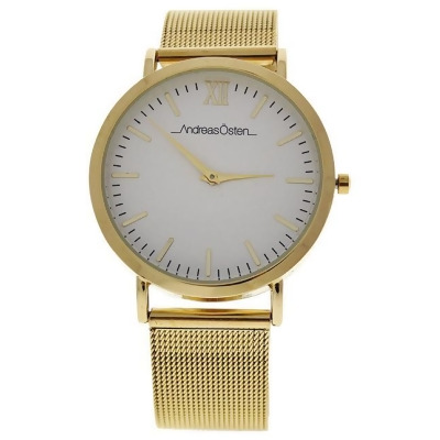 AO-130 Distrig - Gold Stainless Steel Mesh Bracelet Watch by Andreas Osten for Women - 1 Pc Watch 