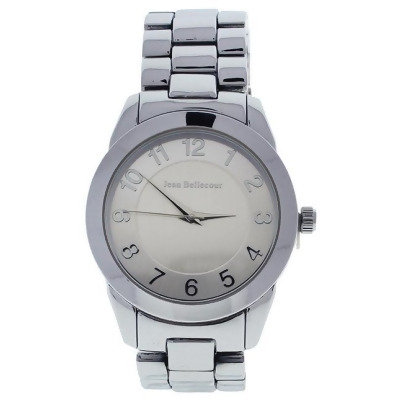 A0372-5 Silver Stainless Steel Bracelet Watch by Jean Bellecour for Women - 1 Pc Watch 