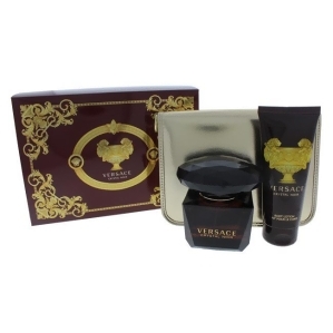 EAN 8011003822669 product image for Versace Crystal Noir by Versace for Women 3 Pc Gift Set 3oz Edp Spray 3.4oz Body | upcitemdb.com