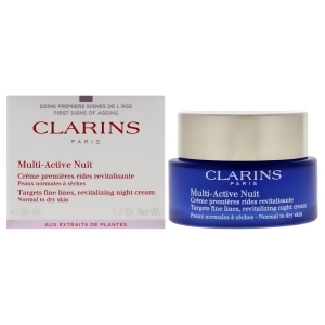 EAN 3666057016035 product image for Multi-active Night Cream Normal to Dry Skin by Clarins for Unisex 1.7 oz Cream - | upcitemdb.com