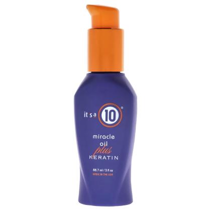 Miracle Oil Plus Keratin by Its A 10 for Unisex - 3 oz Oil 