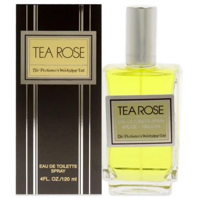 Tea Rose by Perfumers Workshop for Women - 4 oz EDT Spray 
