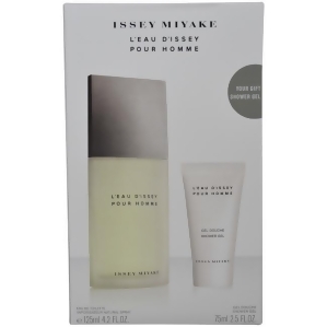 Leau Dissey by Issey Miyake for Men 2 Pc Gift Set 4.2oz Edt Spray 2.5oz Shower Gel - All