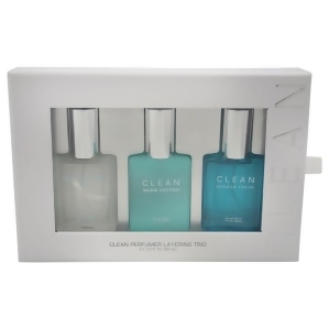 UPC 874034007256 product image for Perfumers Layering Trio by Clean for Women 3 Pc Gift Set 1oz Air Edp Spray 1oz  | upcitemdb.com