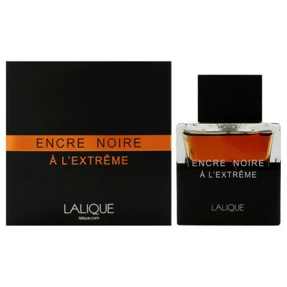 Encre Noire A LExtreme by Lalique for Men - 3.3 oz EDP Spray