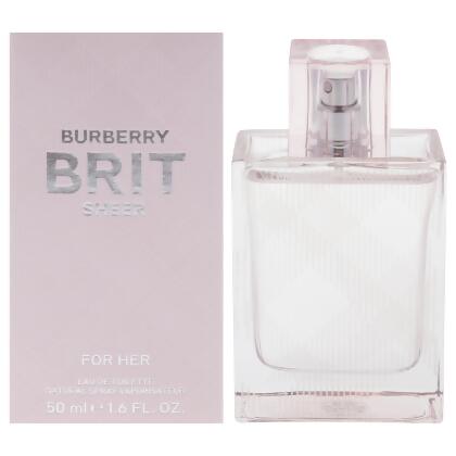 Burberry Brit Sheer by Burberry for Women - 1.6 oz EDT Spray 