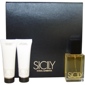 EAN 8011003710829 product image for Sicily by Dolce and Gabbana for Women 3 Pc Gift Set 1.7oz Edp Spray 1.7oz Silken | upcitemdb.com