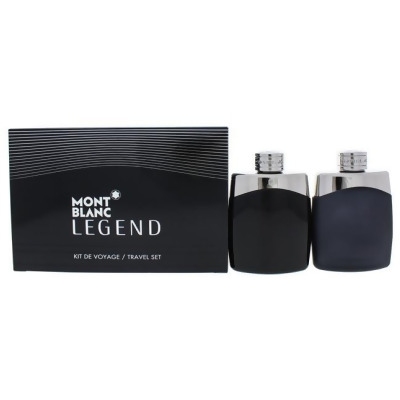 Mont Blanc Legend by Mont Blanc for Men - 2 Pc Gift Set 3.3oz EDT Spray, 3.3oz After Shave Lotion 