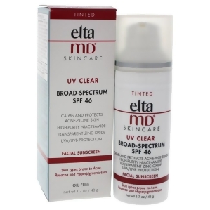 Uv Clear Facial Sunscreen Spf 46 - Tinted by EltaMD for Unisex - 1.7 oz Sunscreen - All