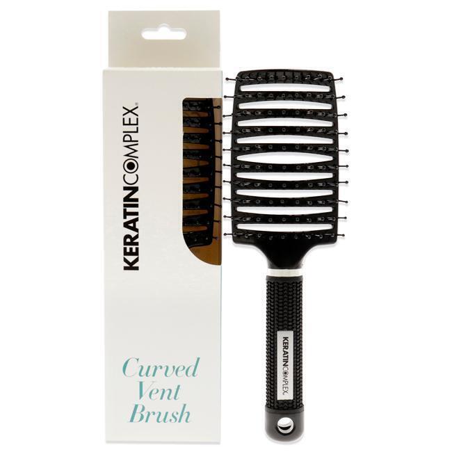 Curved Vent Brush - Black by Keratin Complex for Unisex - 1 Pc Hair Brush